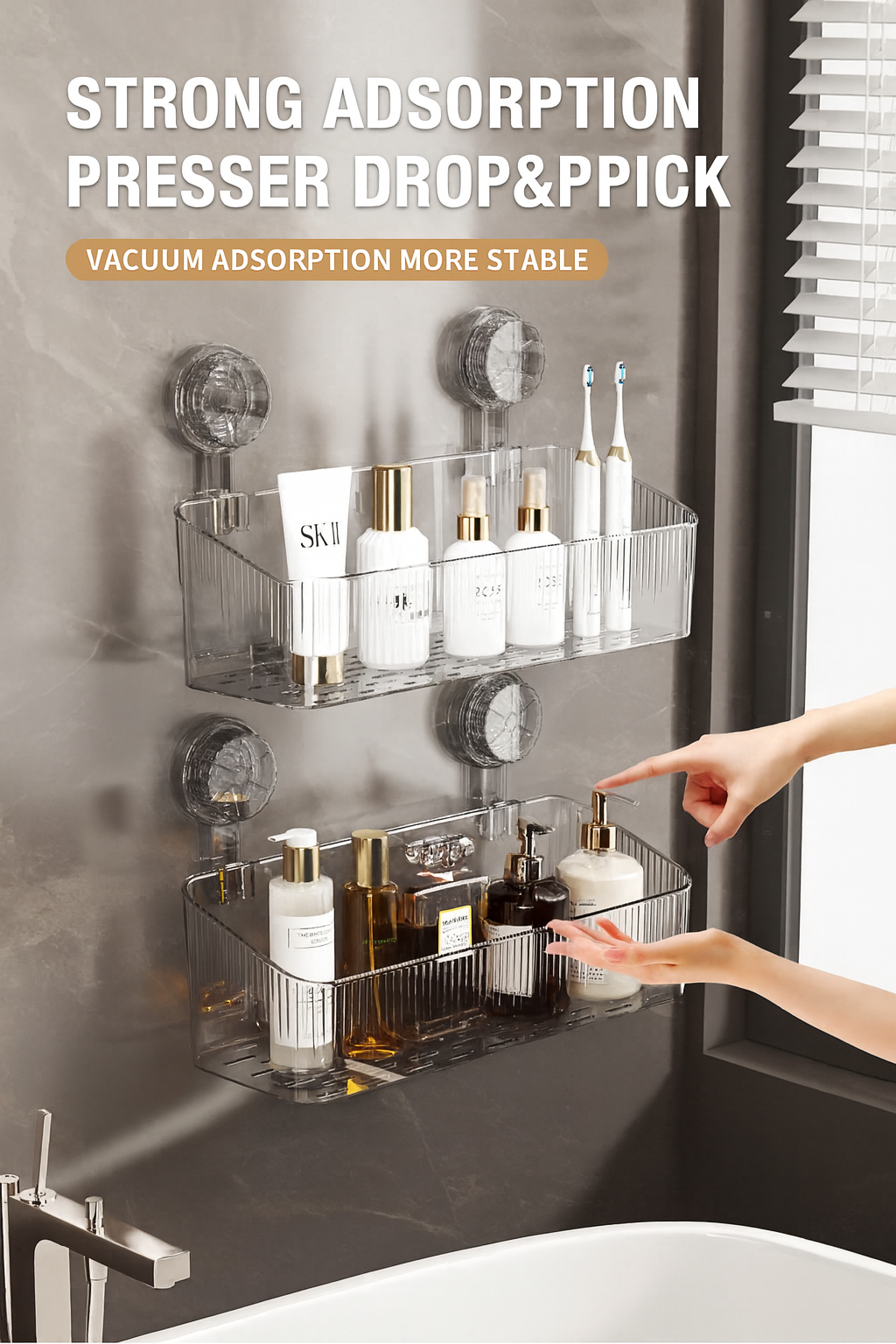 Suction Cup Rack Features