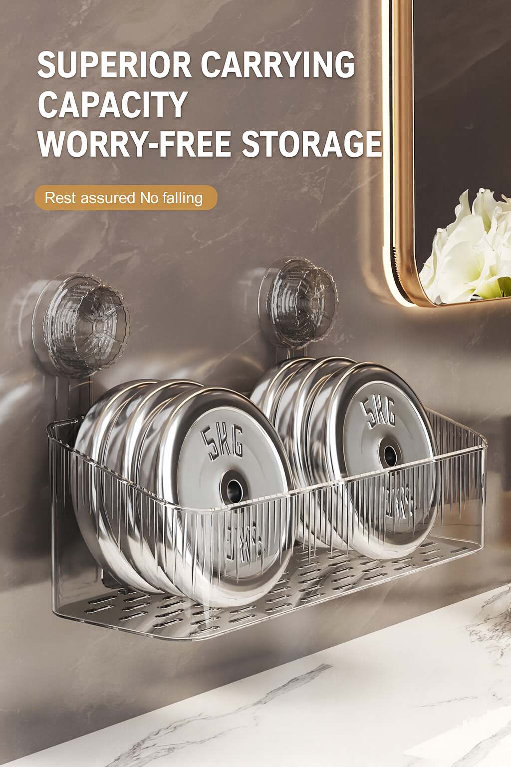 Suction Cup Rack Organization